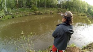 Где искать голавля на малой реке, ловля голавля на спиннинг на воблеры.