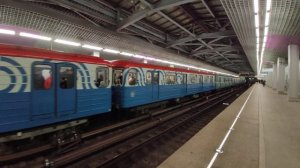 отправление 81-717.5м со станции технопарк.