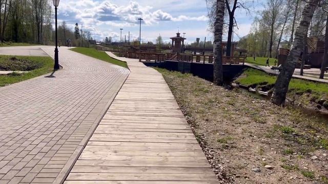 Вытегра | ПАРК НА берегу реки | Мариинская система | МАЙ 2023 смотреть онлайн