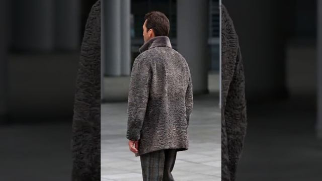 Мужские шубы из каракуля