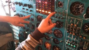 Запуск двигателя НК-8-2У   Ту-154