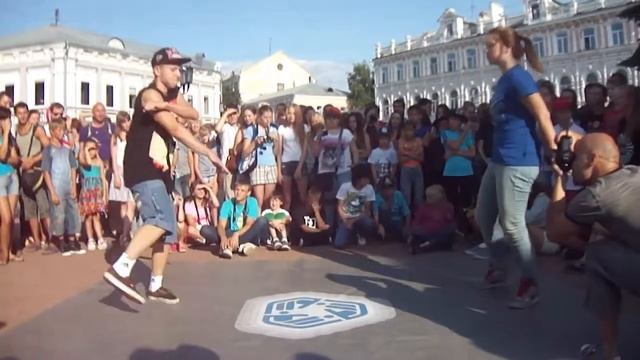 Саша Баранов VS ? - Отборочные Hip-Hop 1 круг - Пропечатай стиль 2013 смотреть онлайн