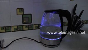 Чайник стеклянный электрический с подсветкой