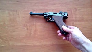 Пневматический пистолет Gletcher P08 (обзор, отстрел по скорости и кучности, цена)