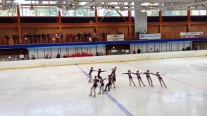 Осенние встречи 2015 г. Синхронное катание. Команда 'Созвездие' II сп. разряд.