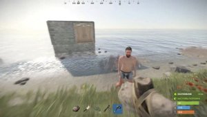 Построил дом с ловушками для рыб в Раст Rust