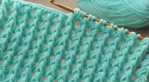 Супер Легкий Тунисский Крючком Для Начинающих