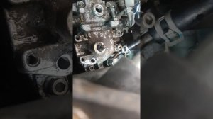 Часть 7. замена уплотнителной резинки на тнвд 2L TOYOTA TOYOACE 93