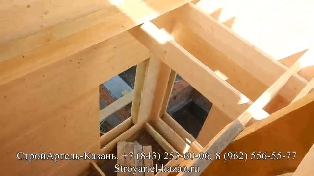 Дома +из двойного бруса  Строительство под ключ  Дневник стройки  В Услон