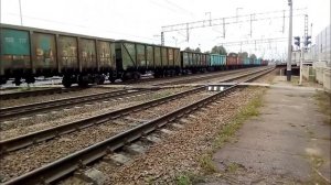 Отправление грузовых поездов