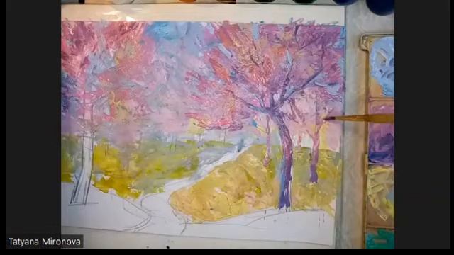 "Квiтучi дерева мастехiном"/"Kvituchi wood palette knife" смотреть онлайн