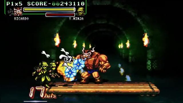 Fight'N Rage 1cc (Hard/Ricardo/Ending H) смотреть онлайн