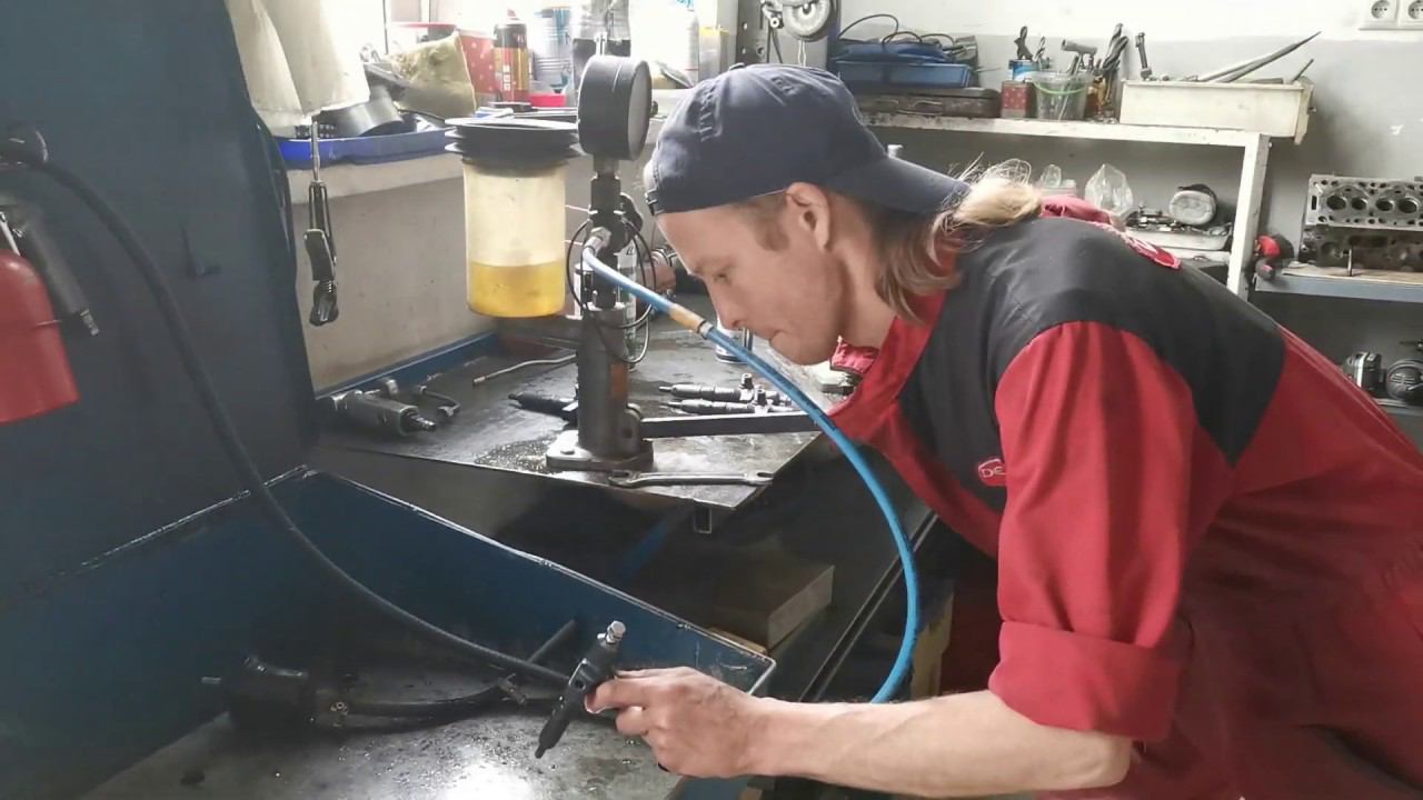 Pajero III дизель 4M41. Диагностика форсунок смотреть онлайн