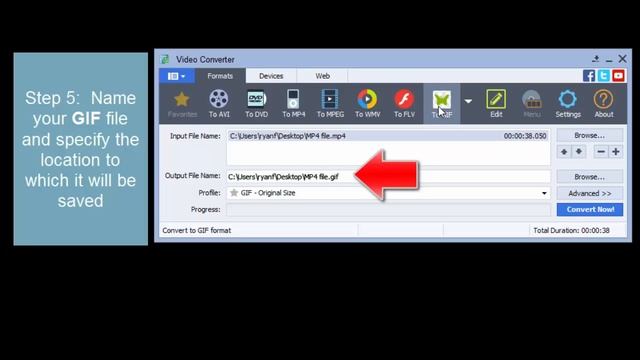 How to convert MP4 to GIF format step by step (100% working in 2021) смотреть онлайн