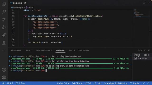 How To Watch Buckets In MinIO Using Go смотреть онлайн