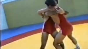 Бросок через бедро из "креста". Греко-римская борьба.