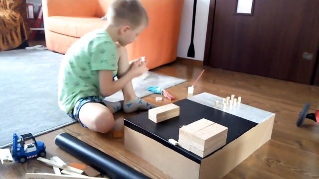 Поделка Ильи "Макет деревообрабатывающего завода" смотреть онлайн