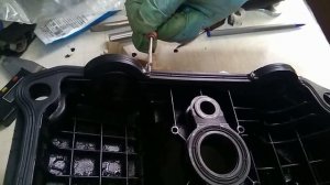 BMW M54 замена прокладки крышки клапанов --  BMW M54 valve cover gasket replacement