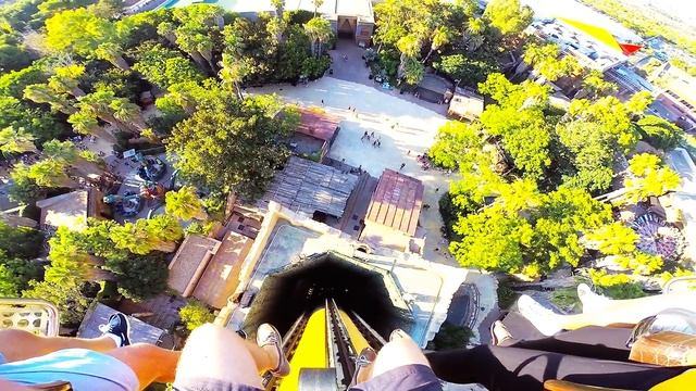 Самый высокий аттракцион Ураган Кондор Hurakan Condor в парке Порт Авентура Portaventura