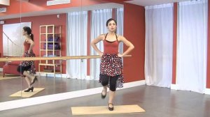 StepFlix Flamenco practice, level 2, combination 2