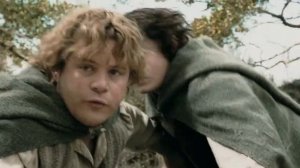 lotr but it's only sam saying 'mr. frodo'