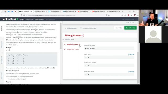 Mock coding interview #1: QA Engineer with Python knowledge