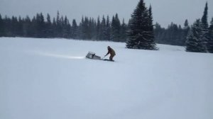 мотособака на 380 гусенице  буран.