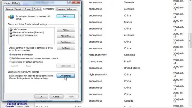 Internet Explorer Proxy Setup смотреть онлайн