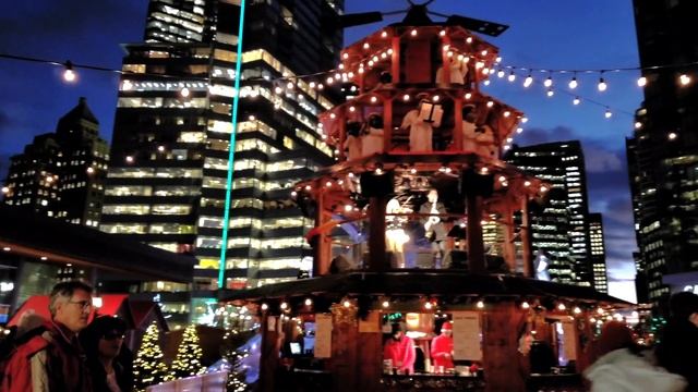 Vancouver Christmas Market and Canyon Lights at Capilano Suspension Bridge смотреть онлайн