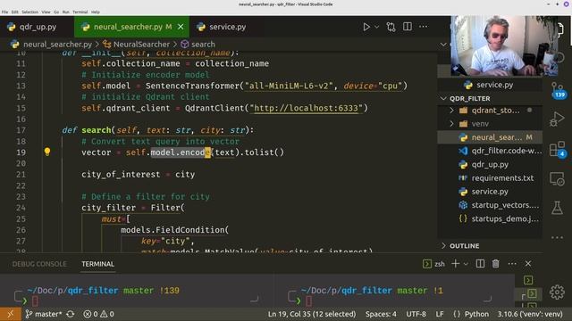 Python Jobs UK June 2023 | Qdrant Vector Database and FastAPI demo