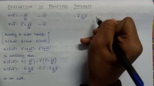 Power Flow and Poynting Theorem