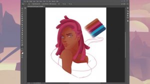 i tried following a ROSSDRAWS digital art tutorial :D