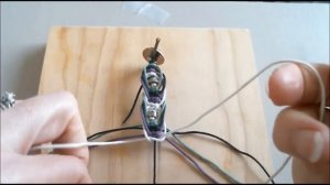 Simple 4 color Macrame Bracelet. Простой макраме браслет в 4 нити