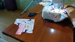 Шьем детский жилет с капюшоном на подкладе.