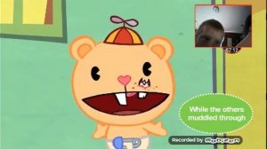 Springtrap and toy chica react to happy tree frends