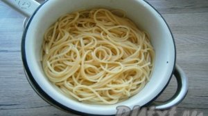 Рецепт спагетти с сосисками