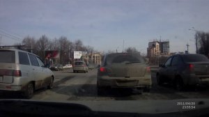 Осторожно!!!Дебилы на дорогах.