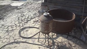 Пескоструй самодельный 2 рама УАЗ - 469