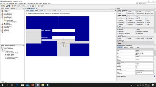 3.How to design facebook login page by JAVA swing(ফেইসবুক লগিন পেজ ডিজাইন) смотреть онлайн