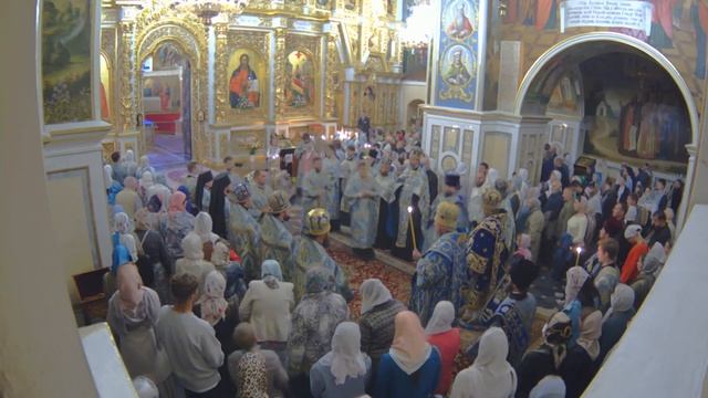 Прямая трансляция соборной всенощной в Лавре 20 сентября : Рождество Пресвятой Богородицы смотреть онлайн