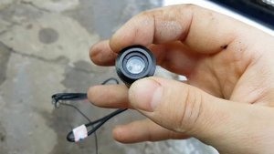 Установка подсветки дверей с логотипом в дверь Опель Омега Б