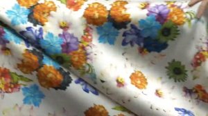 Mood Fabrics 321274 Mood Exclusive The Modern Flower Mikado