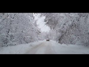 Дорога с Успенки - 6 февраля 2020 года - Снежная "сказка"