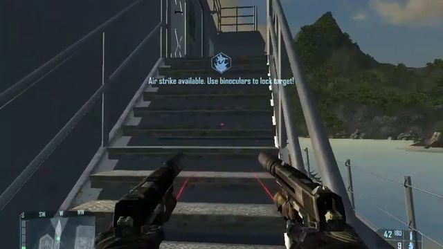 Crysis 1 walkthrough | Point target for air strike | Secure the Harbour смотреть онлайн