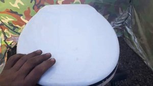 душ- туалет- переодевалка для кемпинга и самодельный стул туалет.