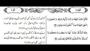 Quran Translation and Explanation in Balochi Sura Baqrah 119  to 145 - PART 3