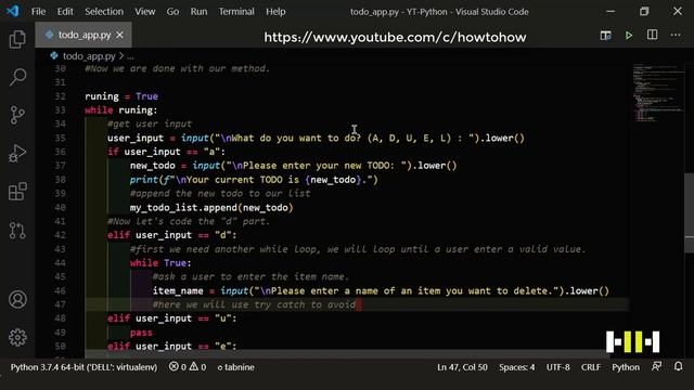 Beginners Python Programming | Simple TODO App | Project Base Python Tutorials | Python Programming