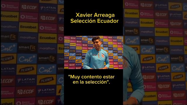 No hay sensación más bonita que estar en la selección", dice el jugador Xavier Arreaga #latri #shor