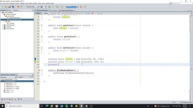 JSlider Gradient Custom using Java Swing UI смотреть онлайн