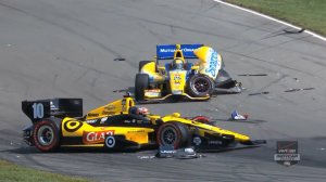 2014 INDYCAR Mid-Ohio - лучшие моменты